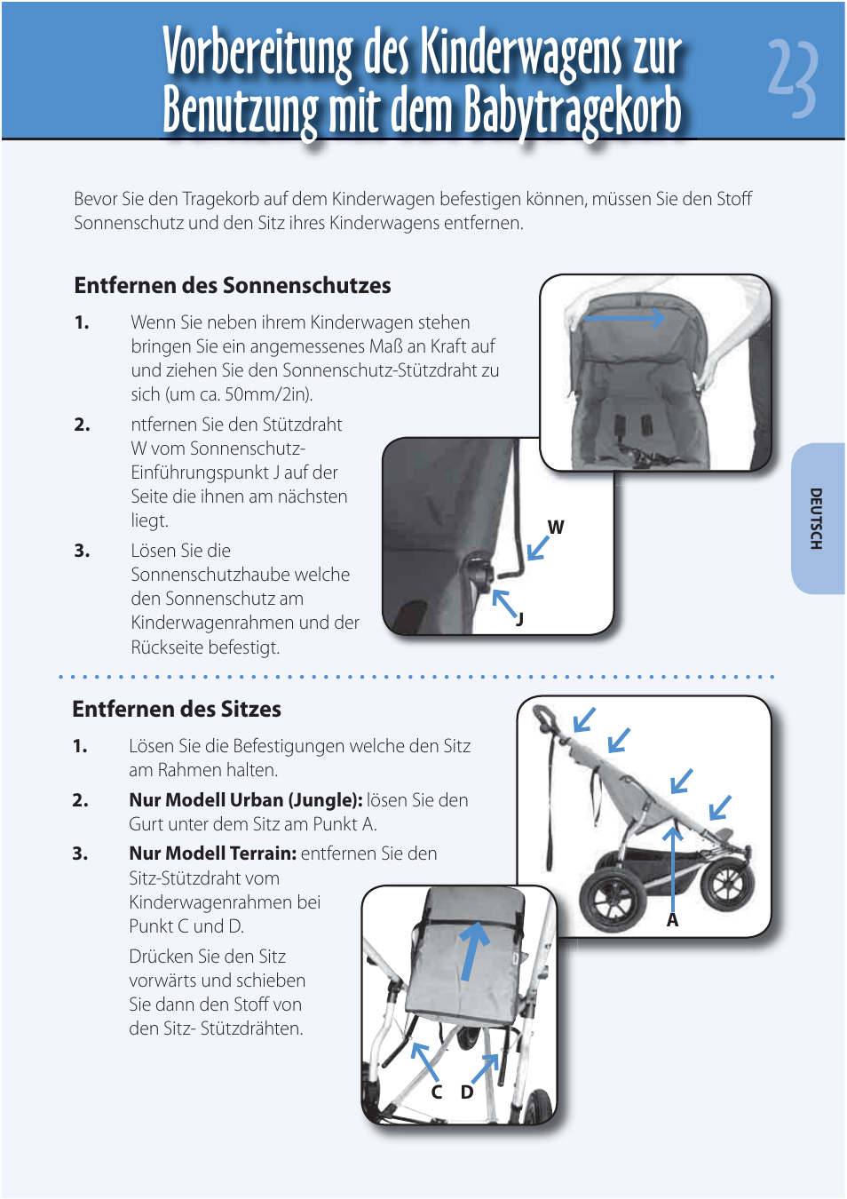 Mountain Buggy Carrycot User Manual | Page 25 / 75