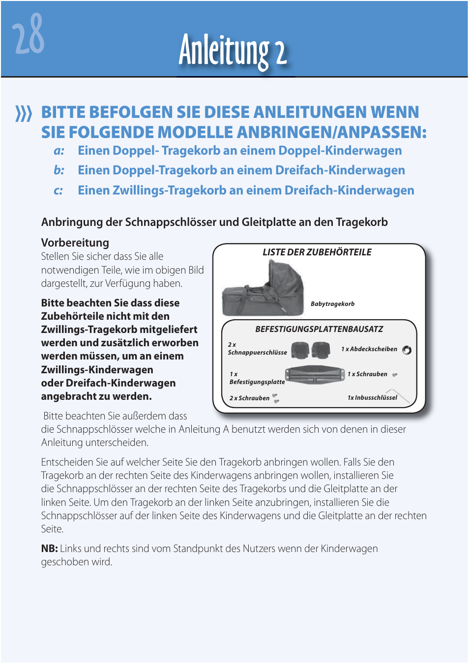 Anleitung 2 | Mountain Buggy Carrycot User Manual | Page 30 / 75