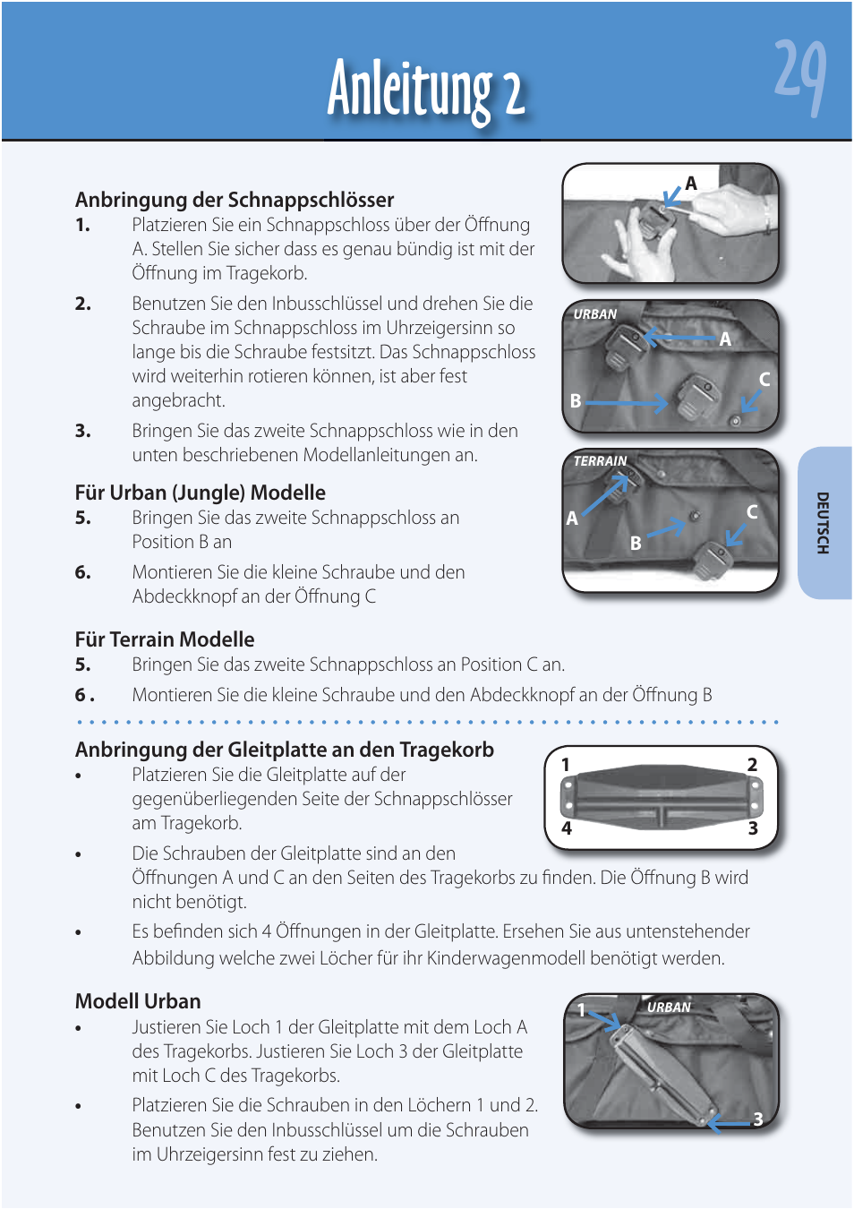 Anleitung 2 | Mountain Buggy Carrycot User Manual | Page 31 / 75
