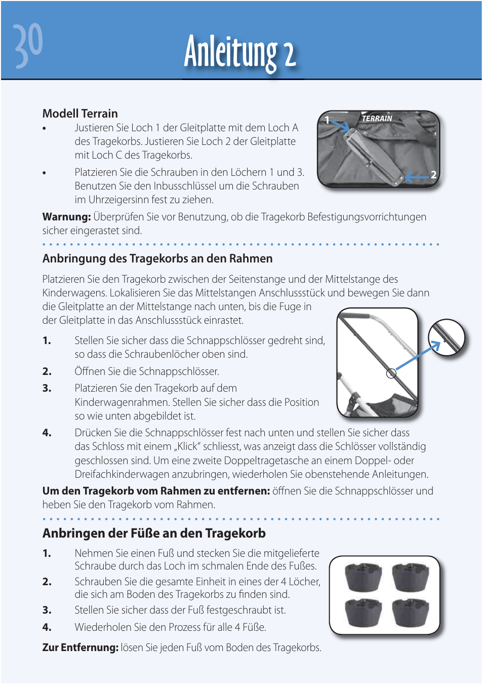 Anleitung 2 | Mountain Buggy Carrycot User Manual | Page 32 / 75