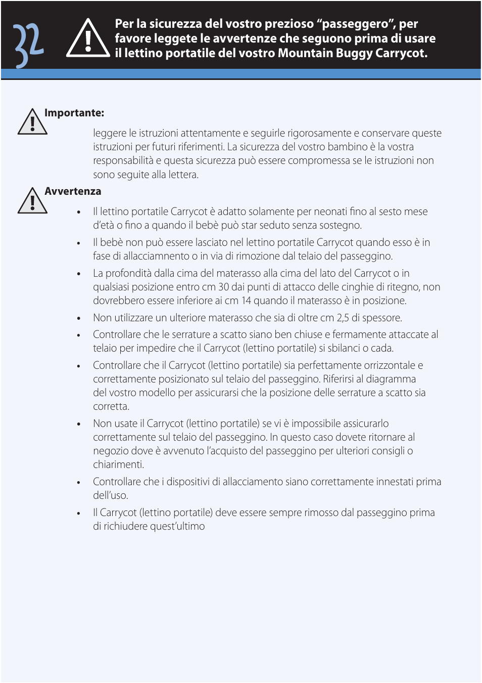 Mountain Buggy Carrycot User Manual | Page 34 / 75