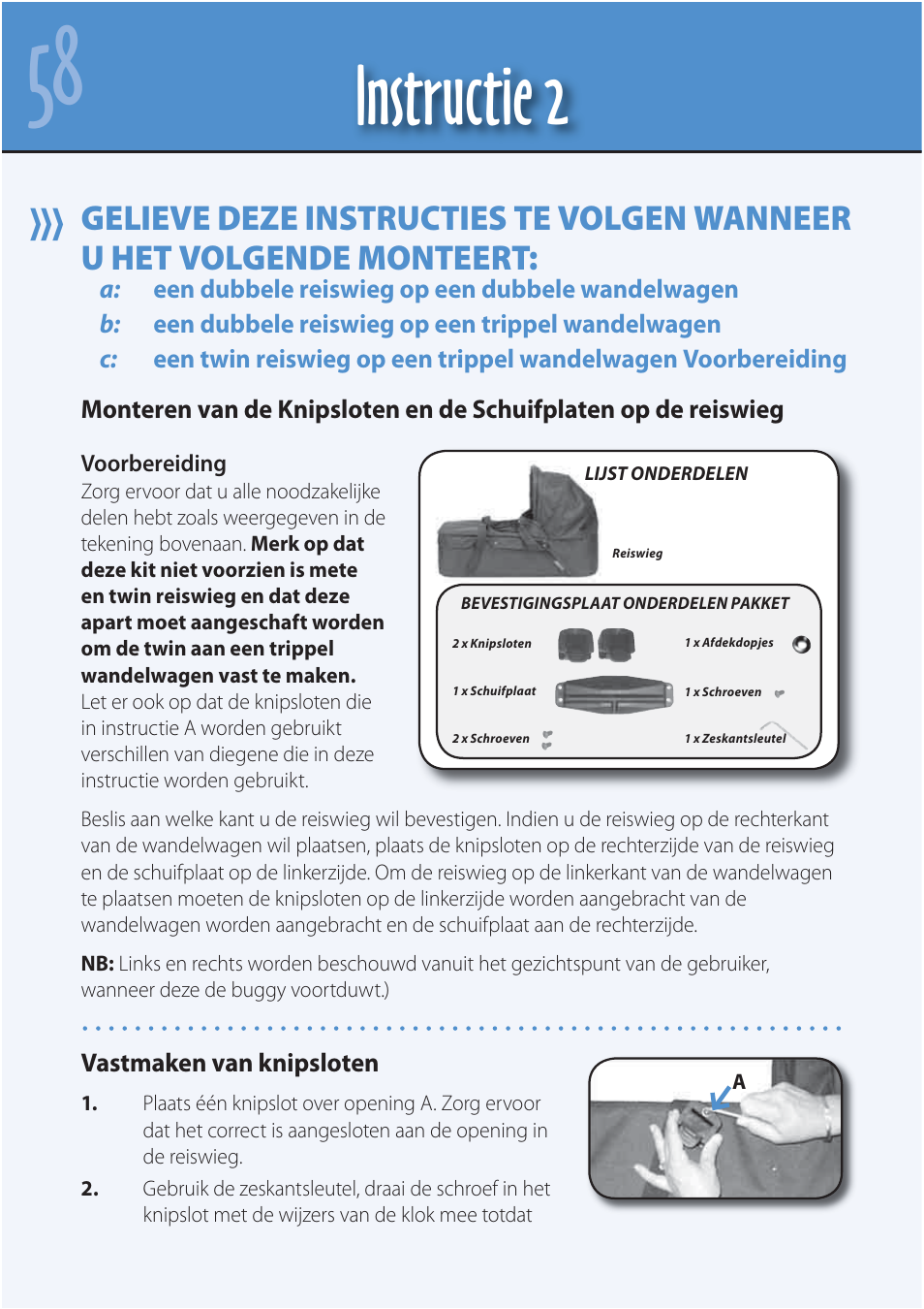 Instructie 2 | Mountain Buggy Carrycot User Manual | Page 60 / 75
