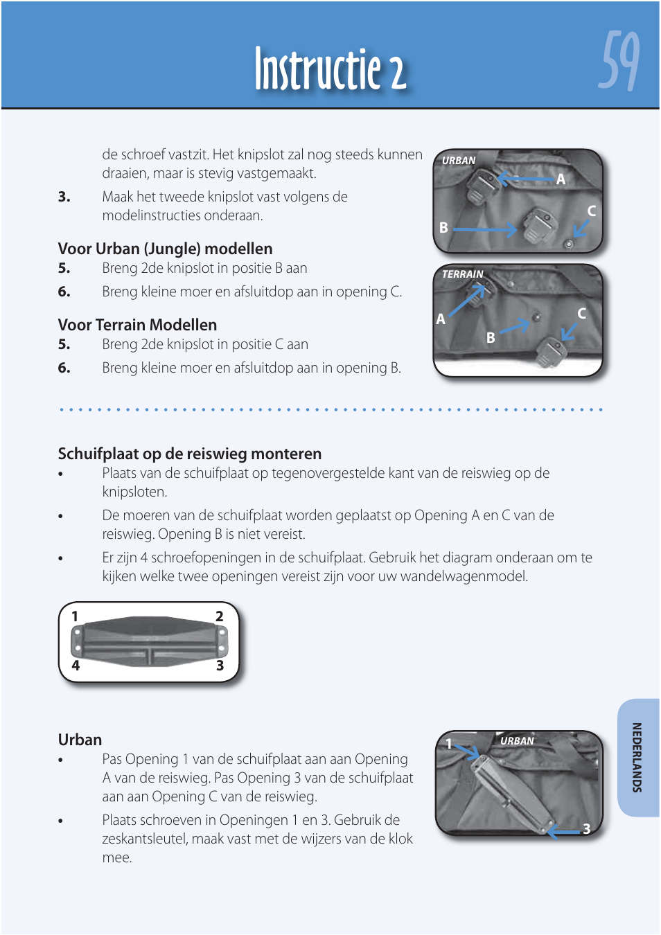 Instructie 2 | Mountain Buggy Carrycot User Manual | Page 61 / 75