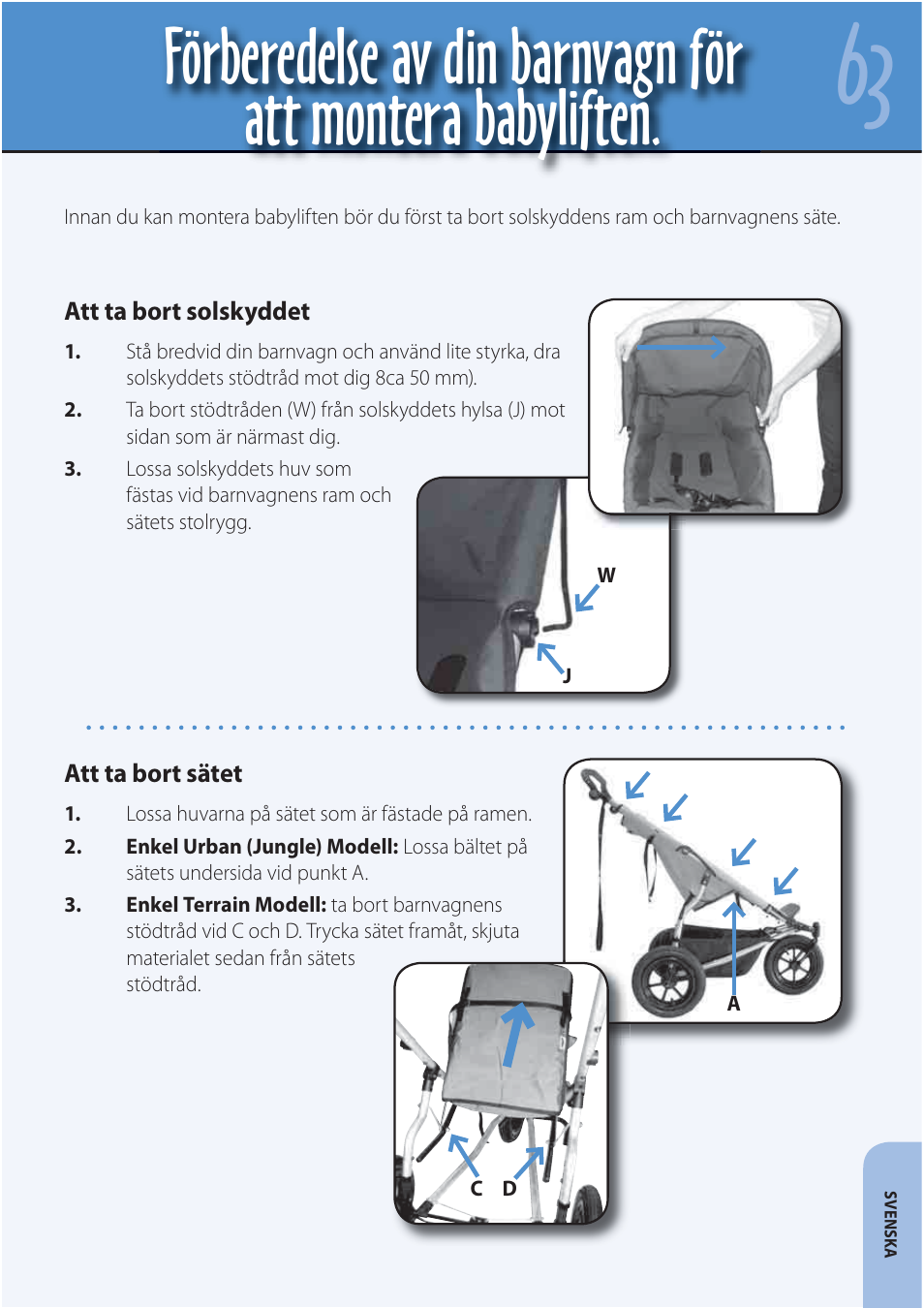 Mountain Buggy Carrycot User Manual | Page 65 / 75