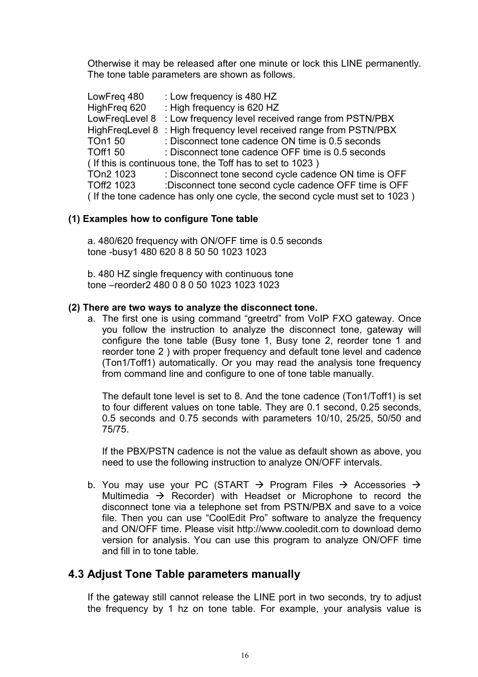 MicroNet Technology IP TELEPHONY GATEWAY SP5052 User Manual | Page 16 / 61