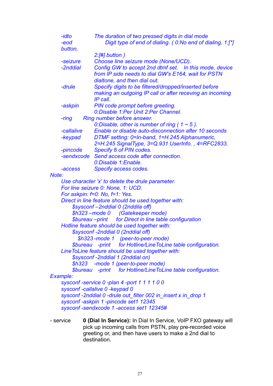 MicroNet Technology IP TELEPHONY GATEWAY SP5052 User Manual | Page 27 / 61