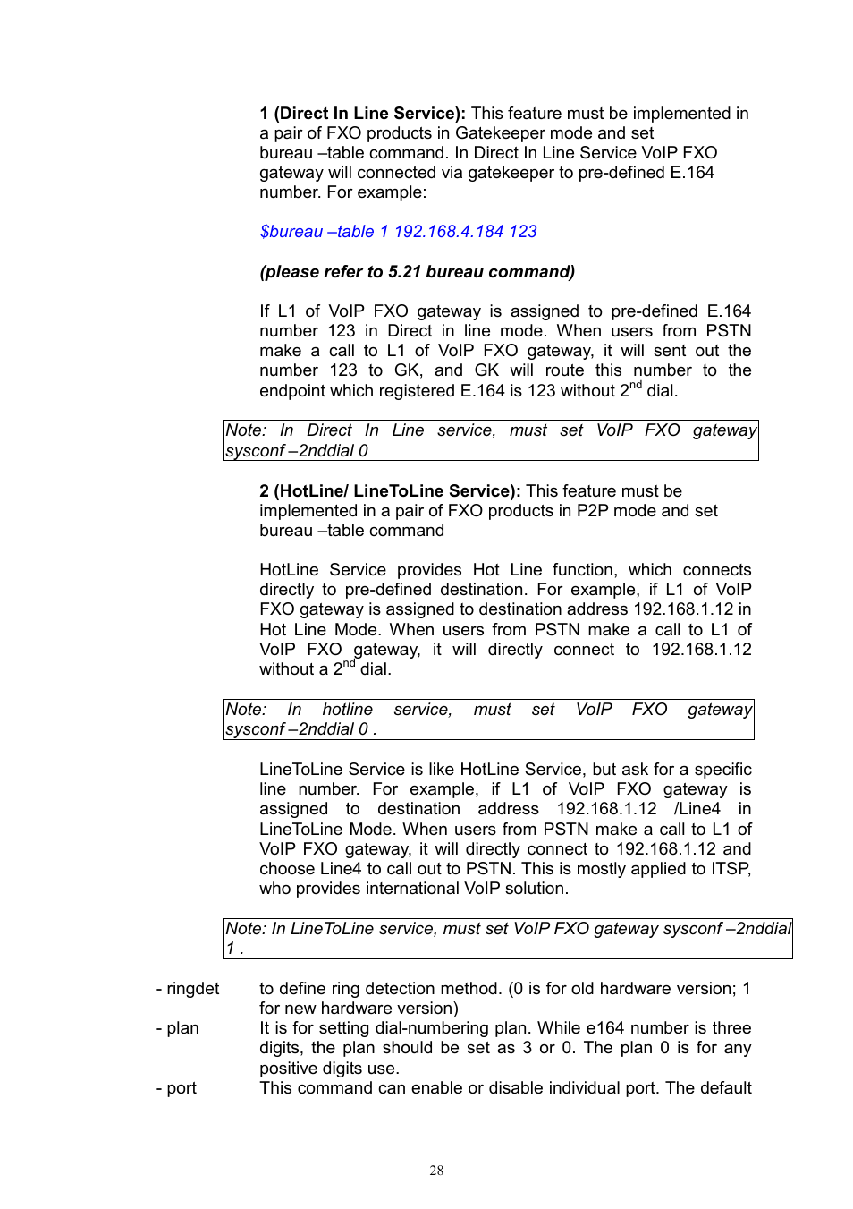 MicroNet Technology IP TELEPHONY GATEWAY SP5052 User Manual | Page 28 / 61