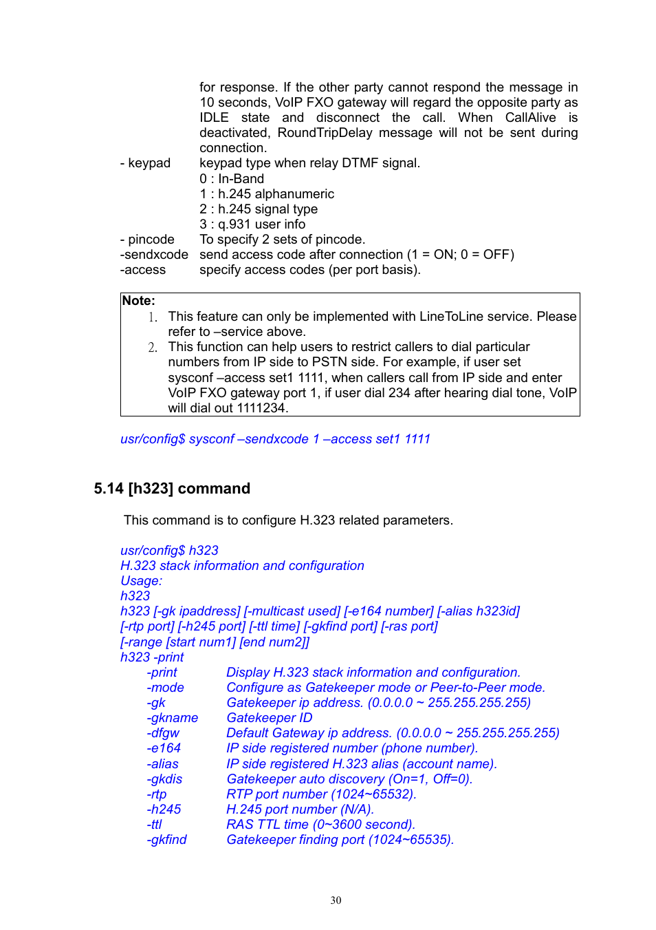 MicroNet Technology IP TELEPHONY GATEWAY SP5052 User Manual | Page 30 / 61