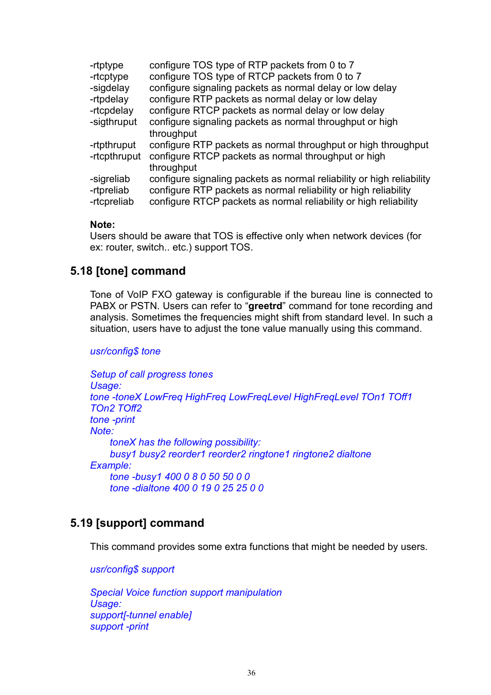 MicroNet Technology IP TELEPHONY GATEWAY SP5052 User Manual | Page 36 / 61