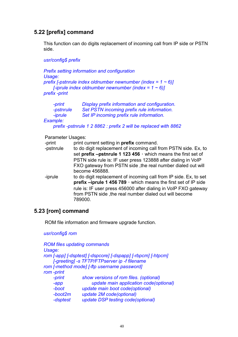 MicroNet Technology IP TELEPHONY GATEWAY SP5052 User Manual | Page 40 / 61