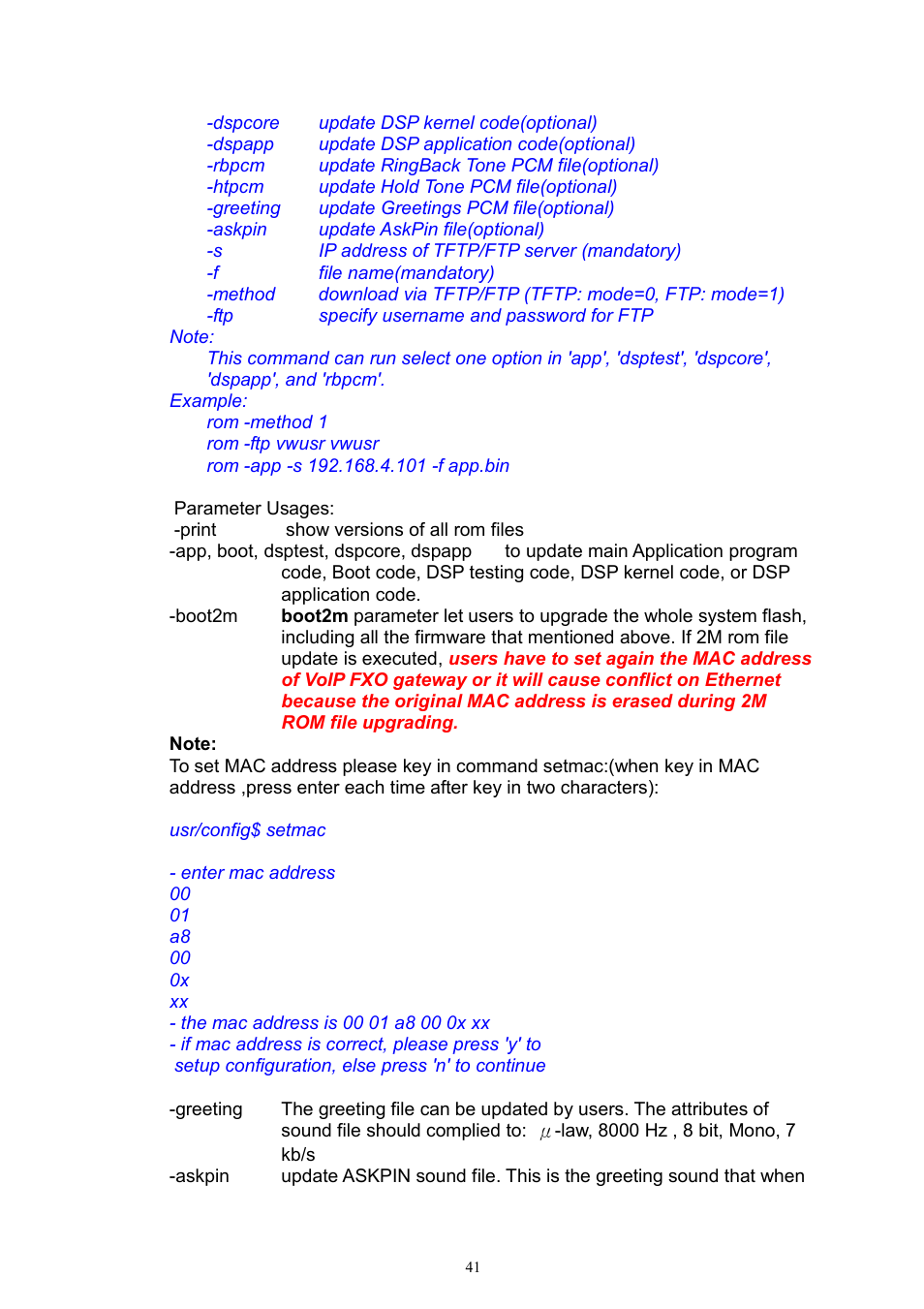 MicroNet Technology IP TELEPHONY GATEWAY SP5052 User Manual | Page 41 / 61