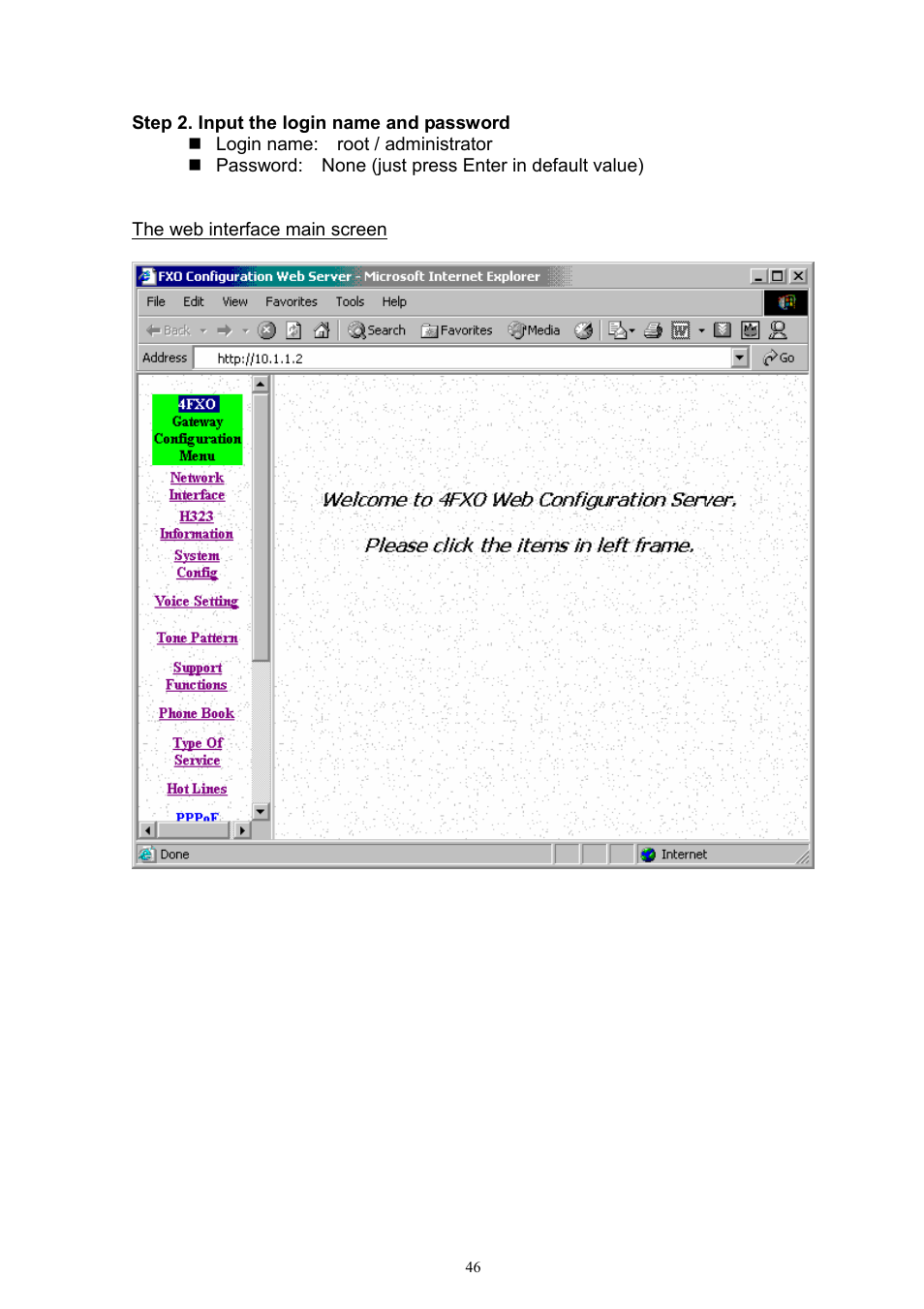 MicroNet Technology IP TELEPHONY GATEWAY SP5052 User Manual | Page 46 / 61