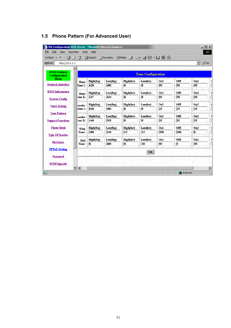 MicroNet Technology IP TELEPHONY GATEWAY SP5052 User Manual | Page 51 / 61