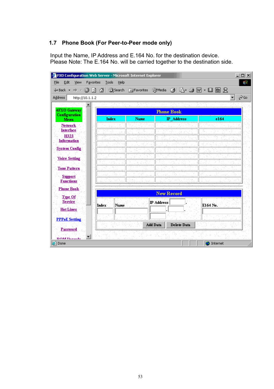 MicroNet Technology IP TELEPHONY GATEWAY SP5052 User Manual | Page 53 / 61