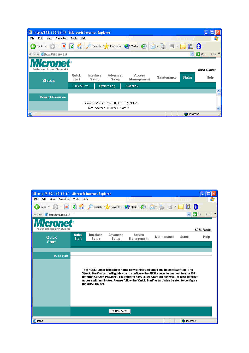 2 quick setup | MicroNet Technology SP3367A User Manual | Page 22 / 70
