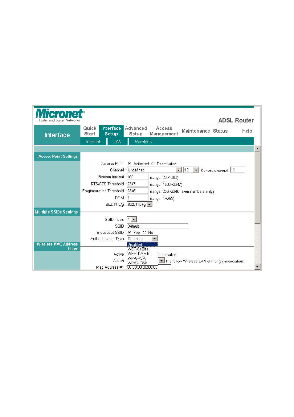Wireless security | MicroNet Technology SP3367A User Manual | Page 35 / 70
