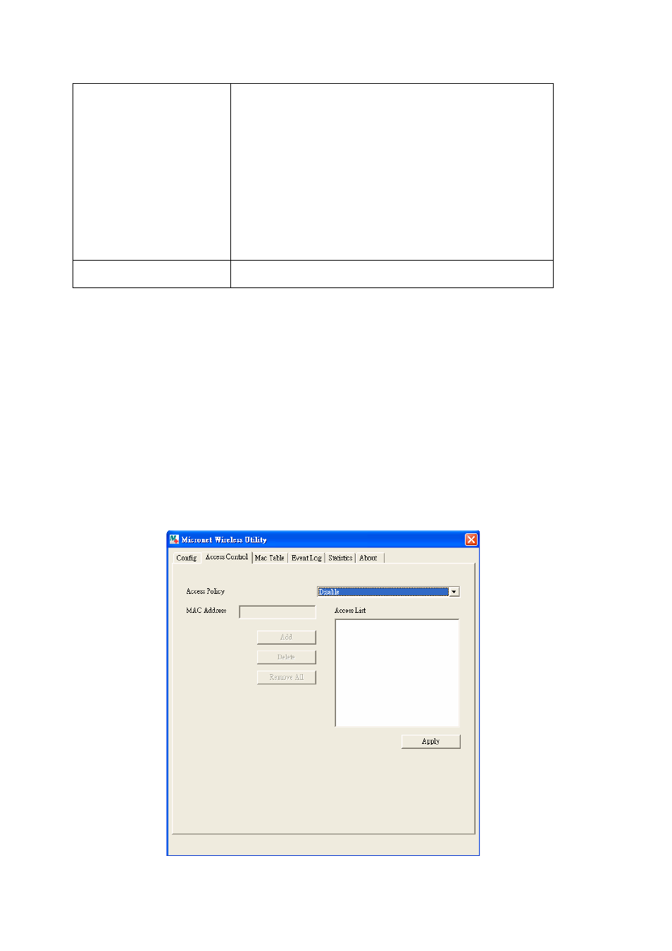 3 access control | MicroNet Technology SP907NL User Manual | Page 41 / 51