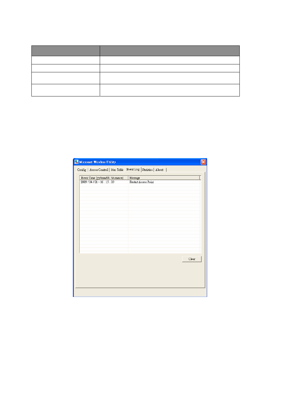 5 event log, 6 statistics | MicroNet Technology SP907NL User Manual | Page 43 / 51