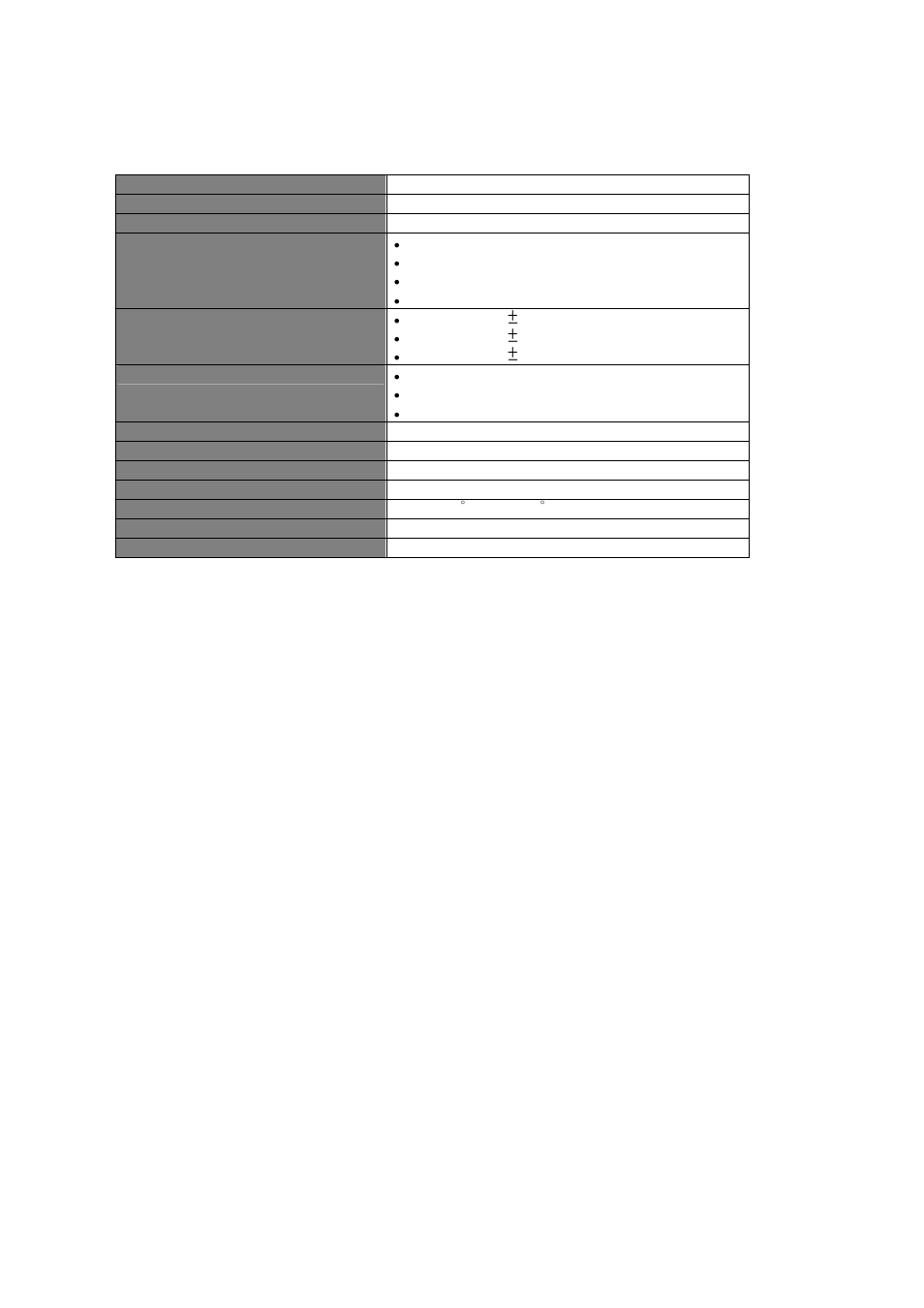 5 specifications | MicroNet Technology SP907NL User Manual | Page 6 / 51