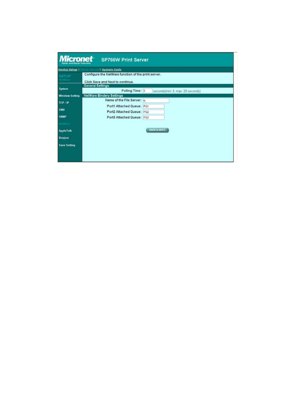 6 netware | MicroNet Technology SP766W User Manual | Page 99 / 137