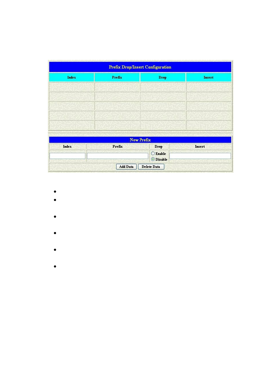 9 prefix configuration | MicroNet Technology VOIP FXO SP5054A/S User Manual | Page 15 / 57