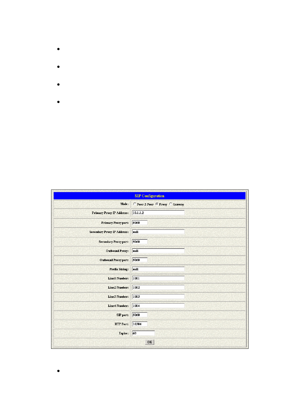 2 sip config | MicroNet Technology VOIP FXO SP5054A/S User Manual | Page 7 / 57