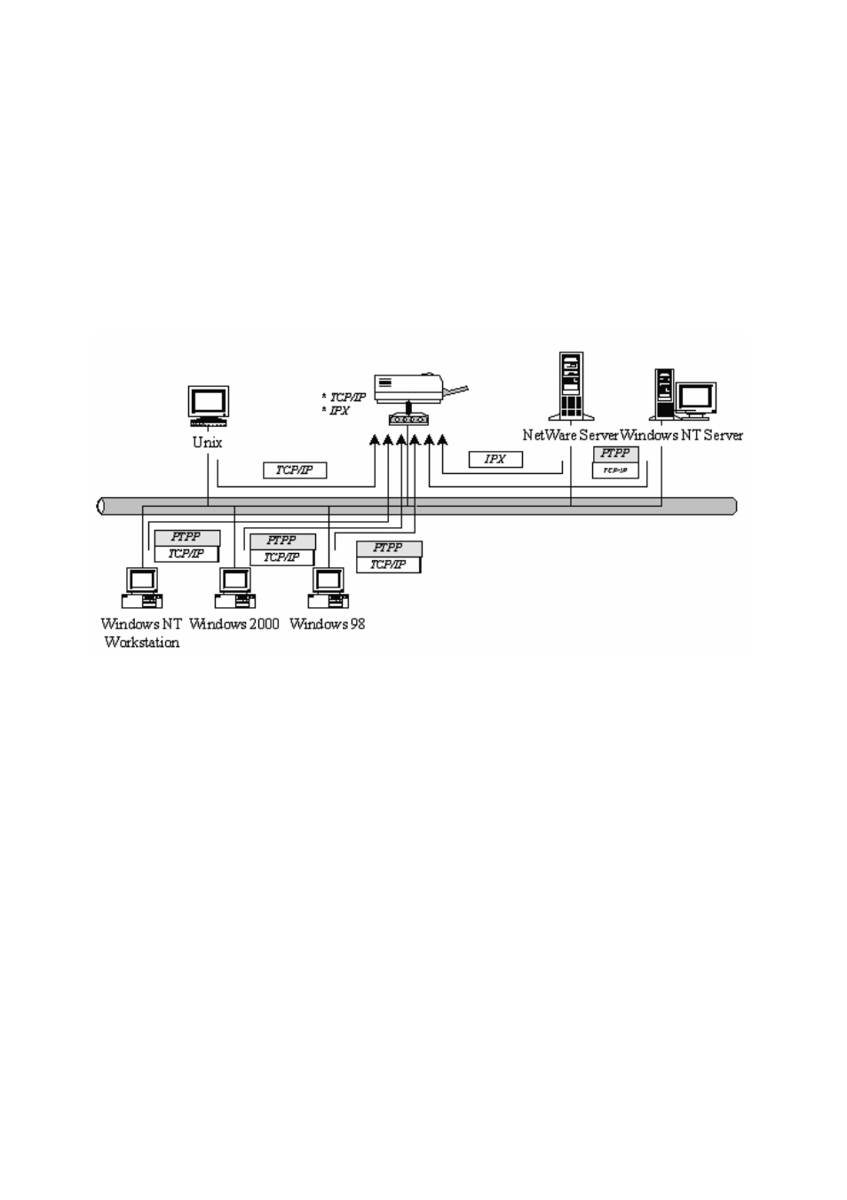3 network printing environment | MicroNet Technology SP755D User Manual | Page 12 / 99