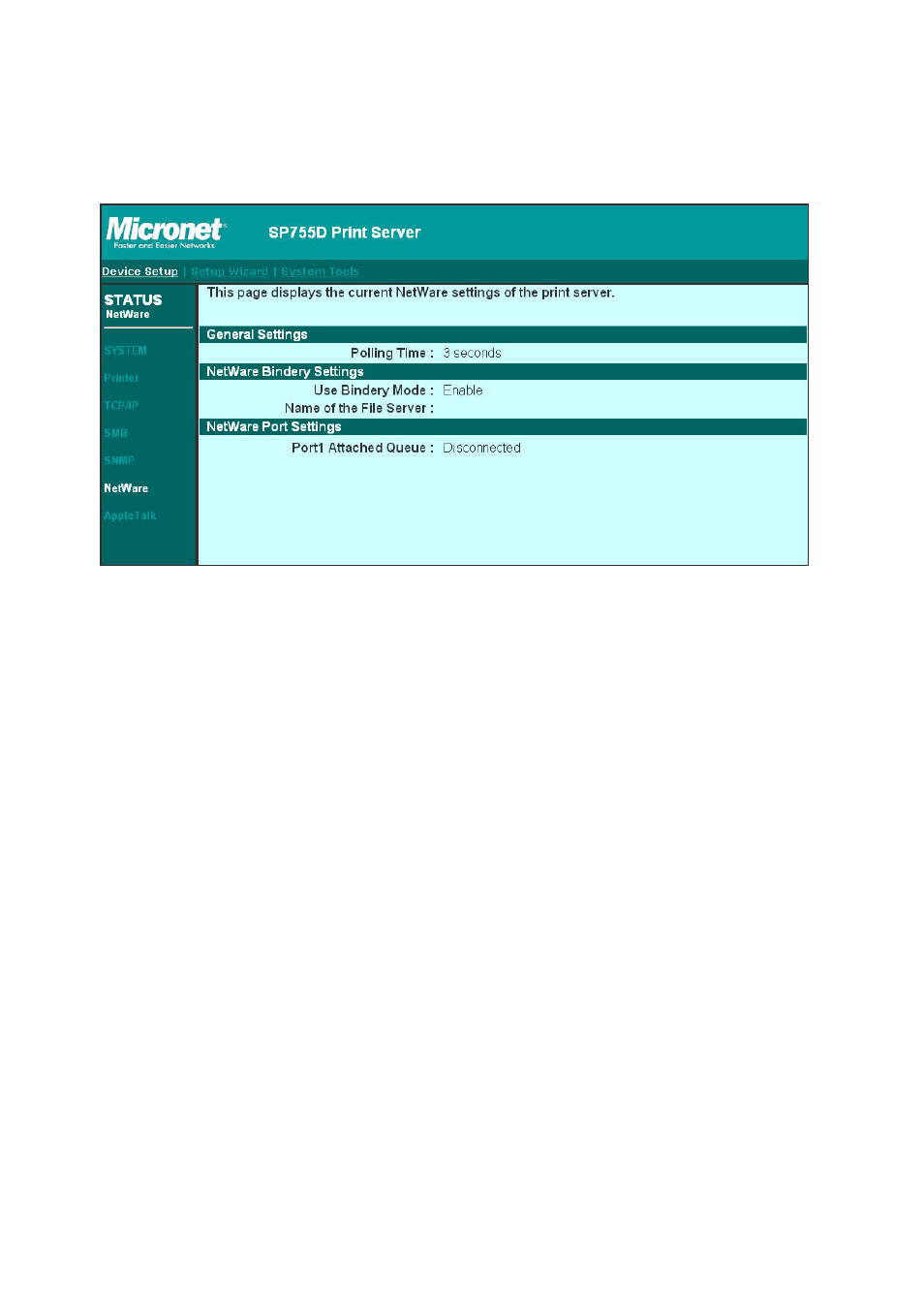 6 netware | MicroNet Technology SP755D User Manual | Page 76 / 99