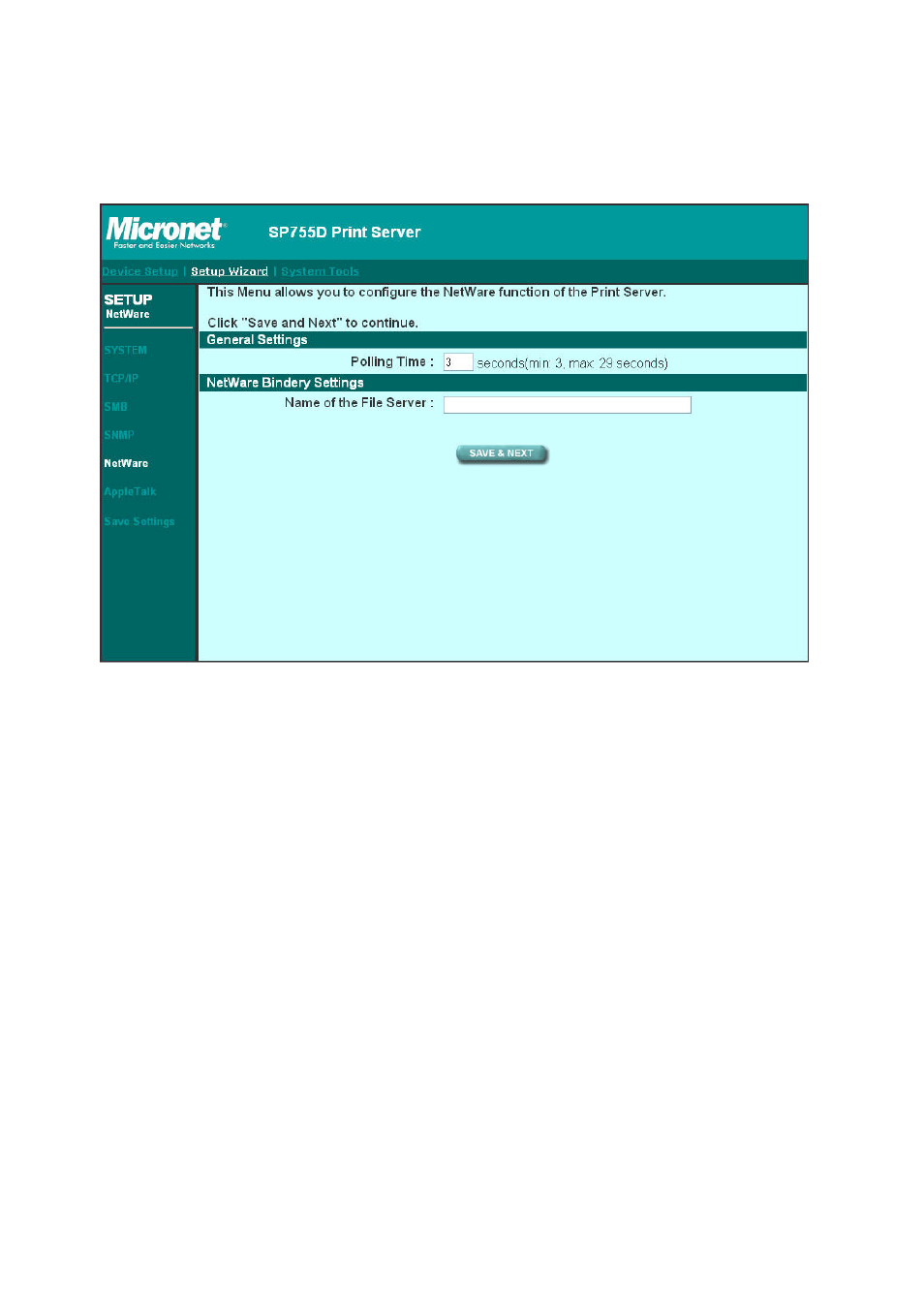 5 netware | MicroNet Technology SP755D User Manual | Page 83 / 99