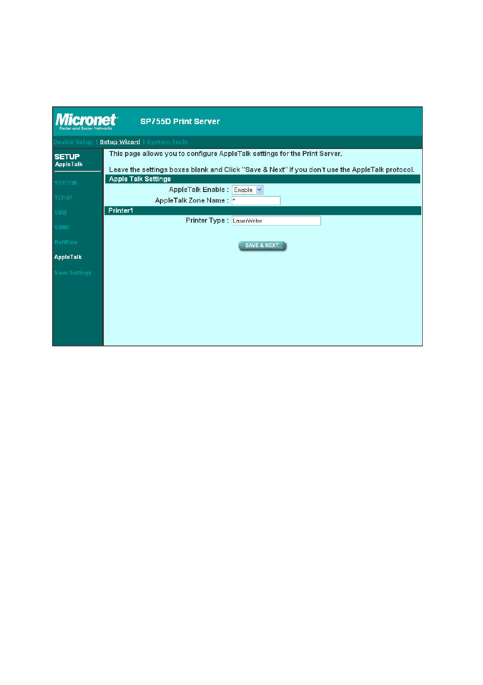6 appletalk | MicroNet Technology SP755D User Manual | Page 84 / 99