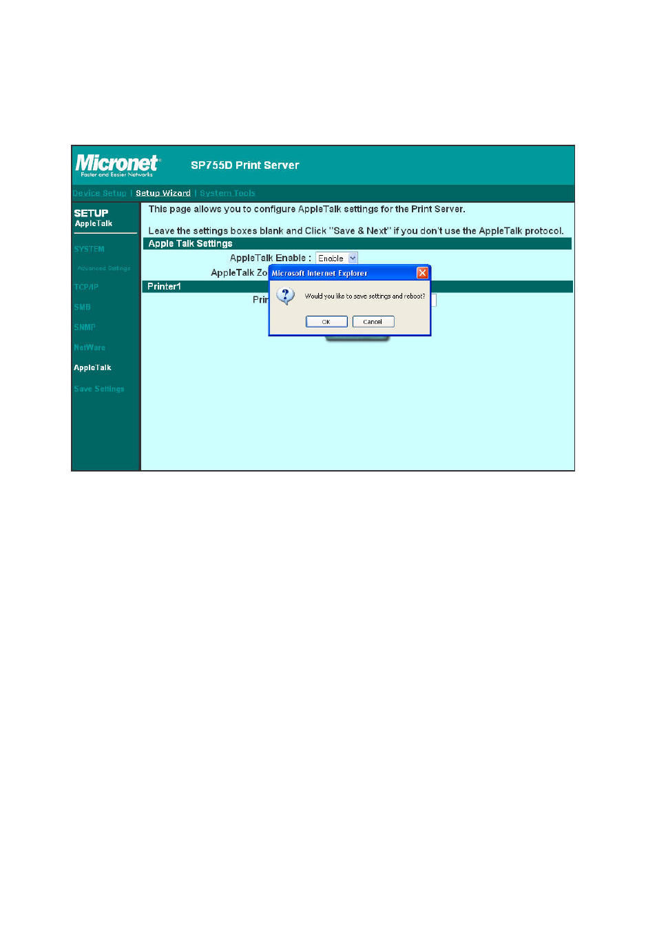 7 save settings | MicroNet Technology SP755D User Manual | Page 85 / 99