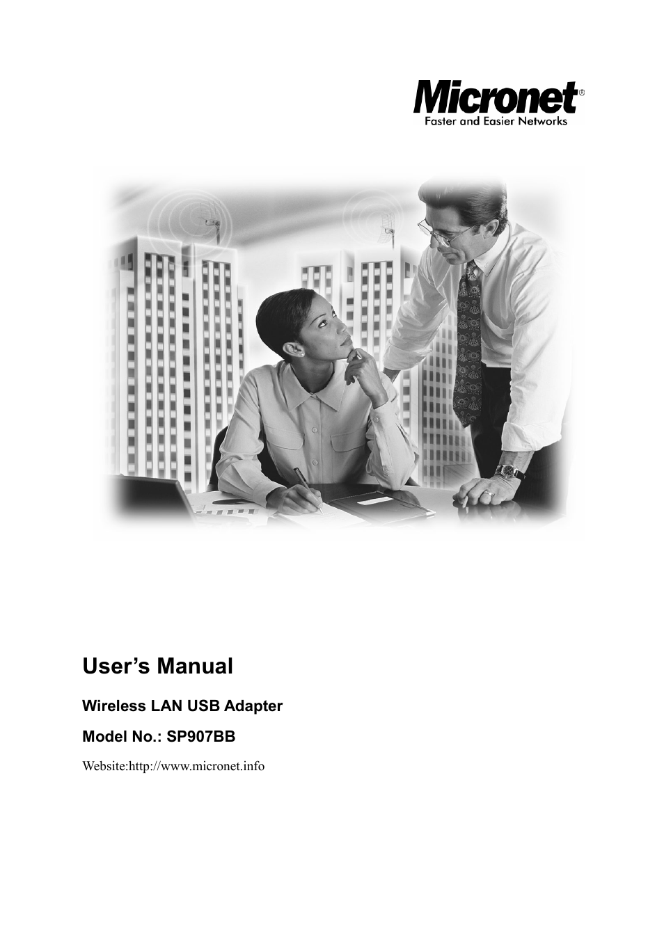 MicroNet Technology SP907BB User Manual | 19 pages