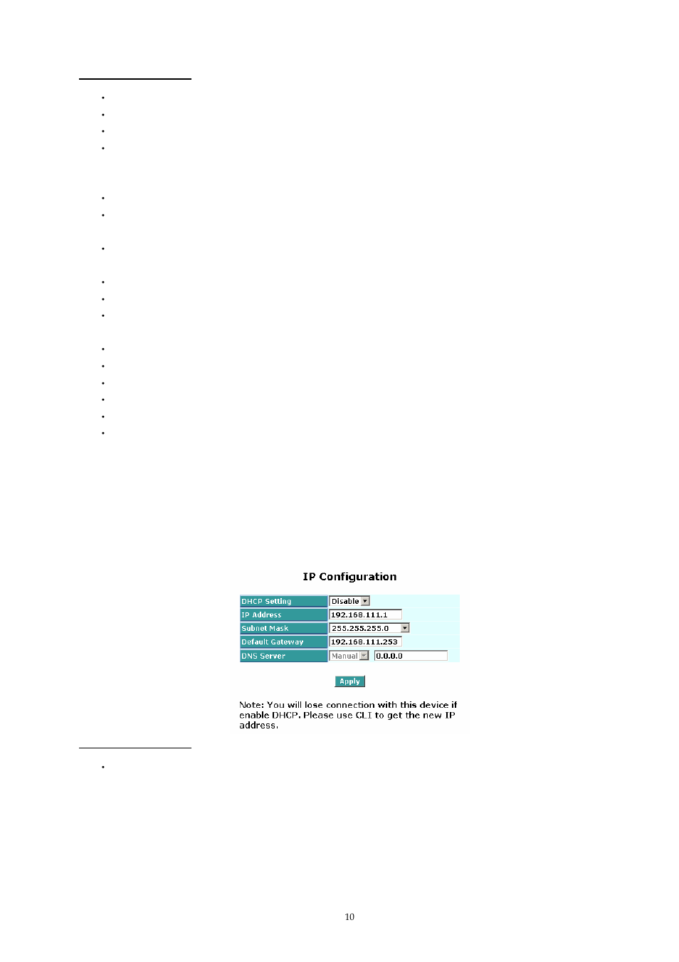 Ip configuration, 2 ip configuration | MicroNet Technology SP1659P User Manual | Page 11 / 123