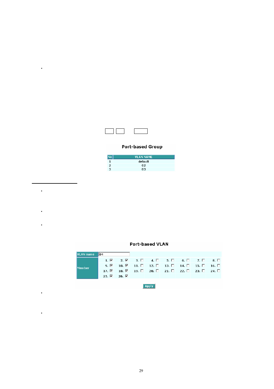 Port-based group | MicroNet Technology SP1659P User Manual | Page 30 / 123