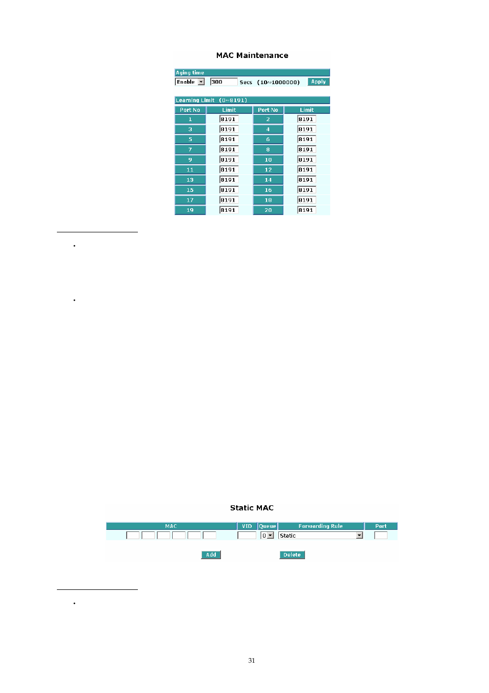 Static | MicroNet Technology SP1659P User Manual | Page 32 / 123