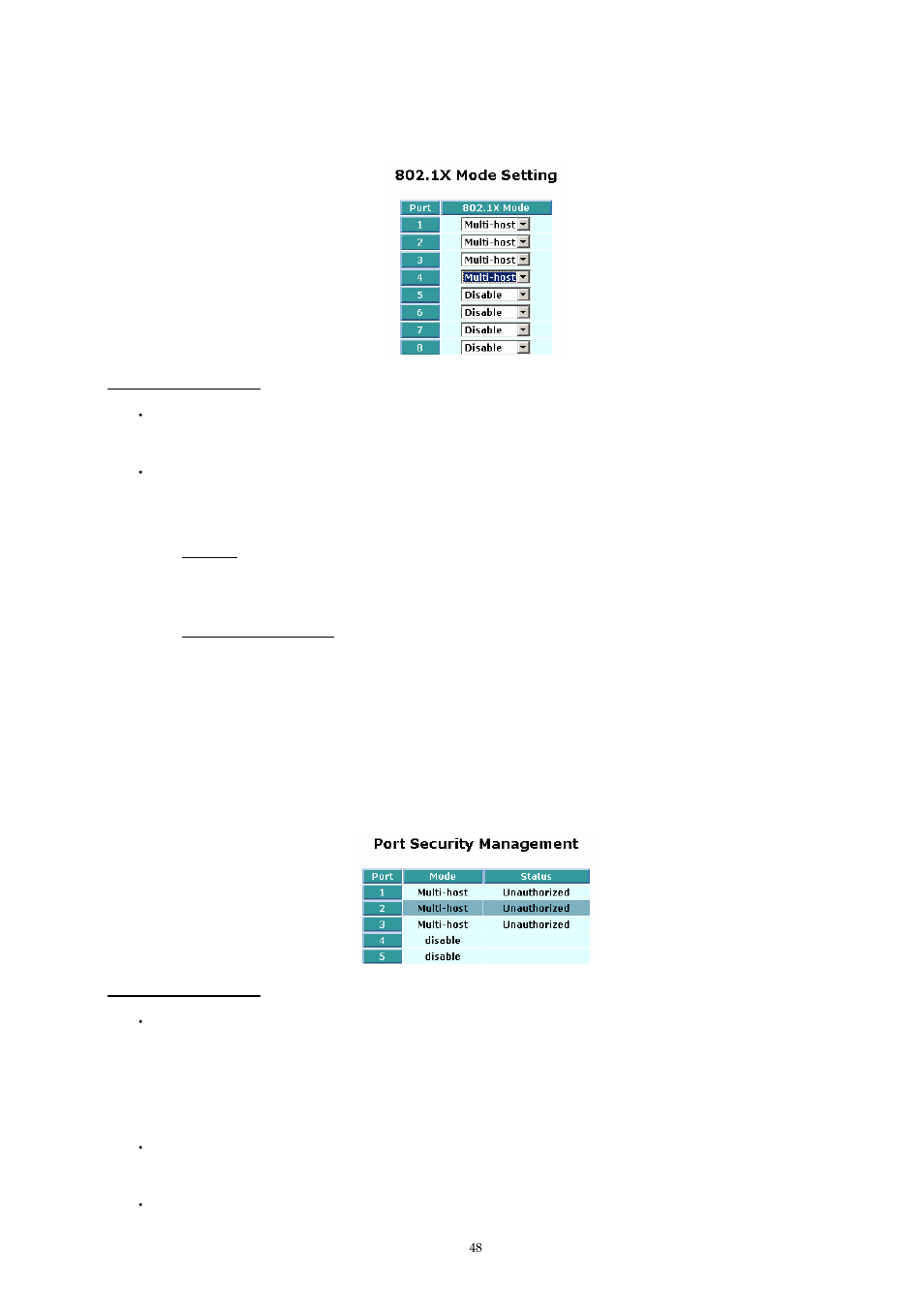 Mode, Security | MicroNet Technology SP1659P User Manual | Page 49 / 123