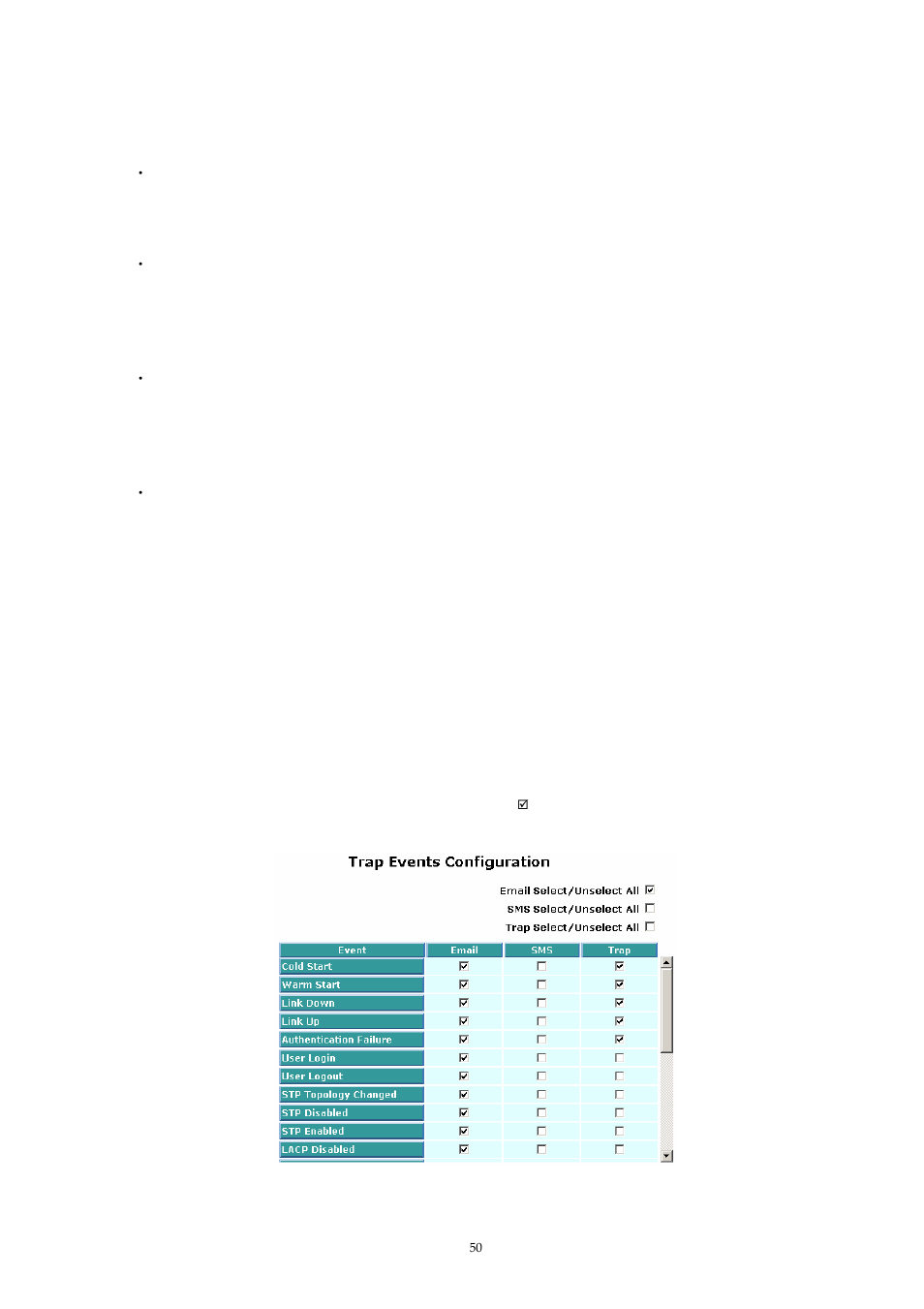 15 alarm, Event, Larm | MicroNet Technology SP1659P User Manual | Page 51 / 123