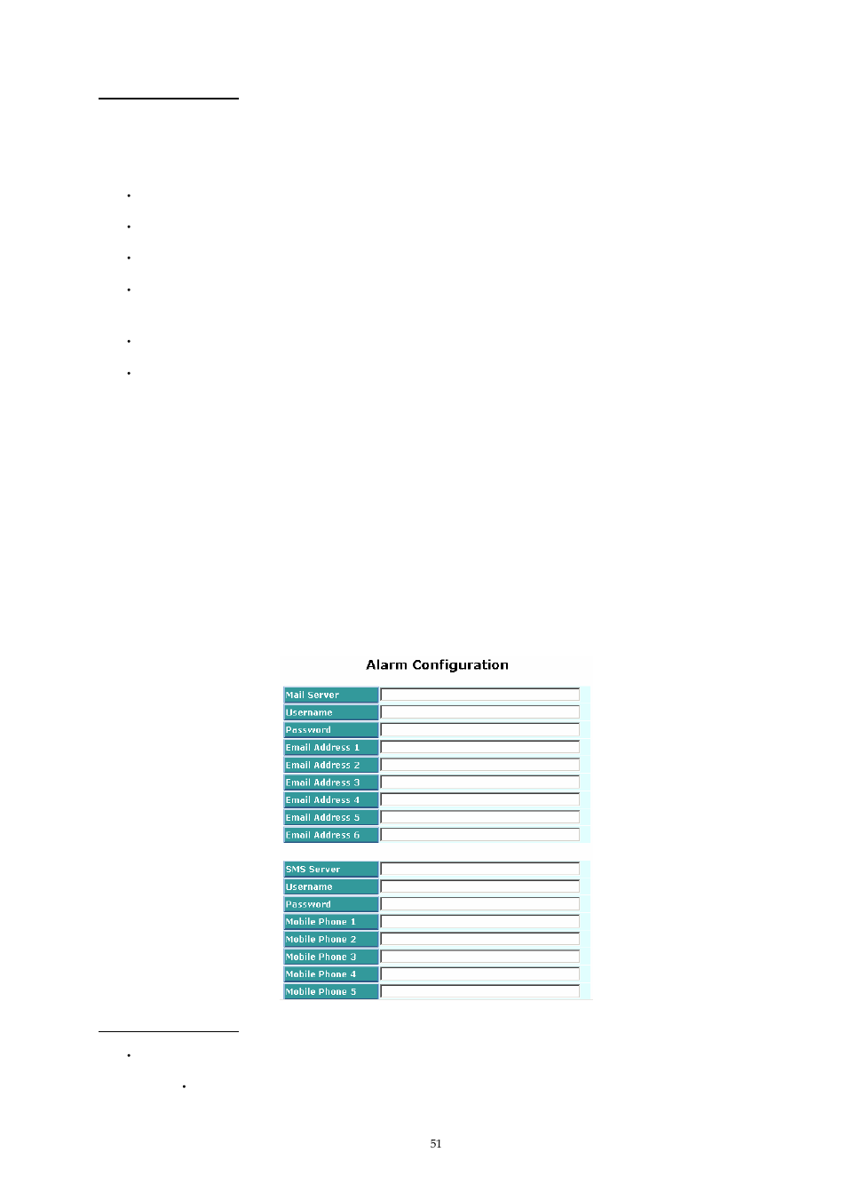 Email/sms | MicroNet Technology SP1659P User Manual | Page 52 / 123
