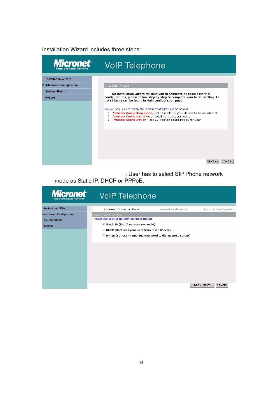 3 installation wizard | MicroNet Technology SP5101 User Manual | Page 45 / 86