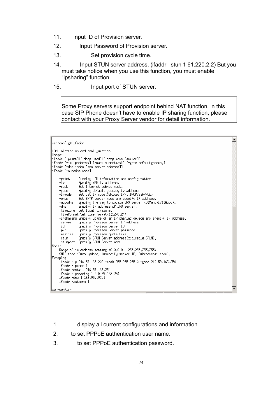 10 [pppoe] command | MicroNet Technology SP5101 User Manual | Page 75 / 86
