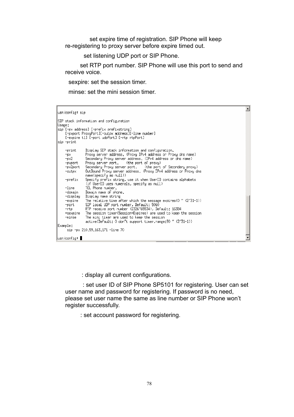 14 [security] command | MicroNet Technology SP5101 User Manual | Page 79 / 86