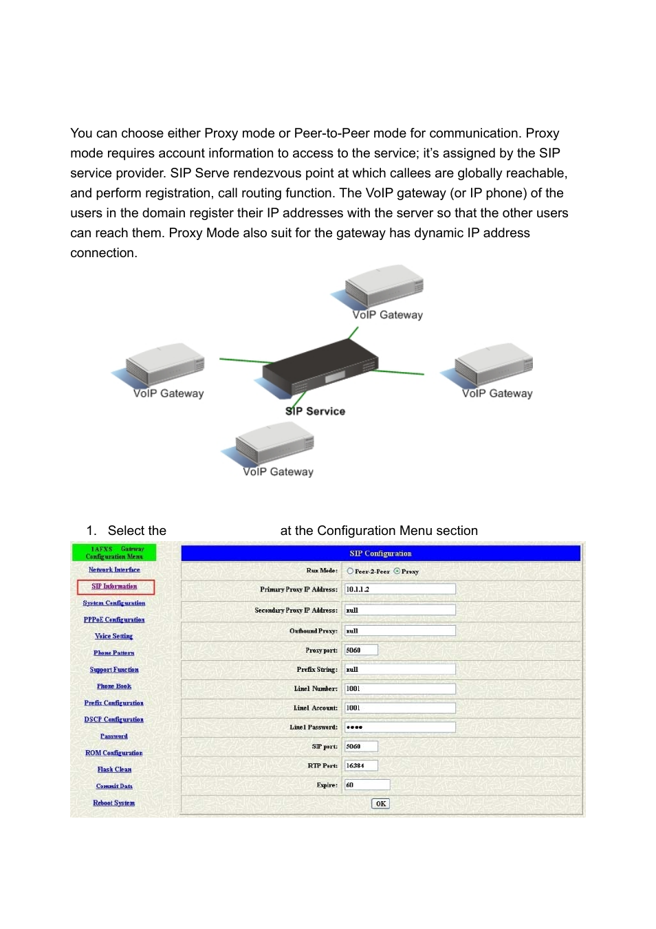 Proxy mode setup, Roxy, Etup | MicroNet Technology SP5001A/S User Manual | Page 17 / 87