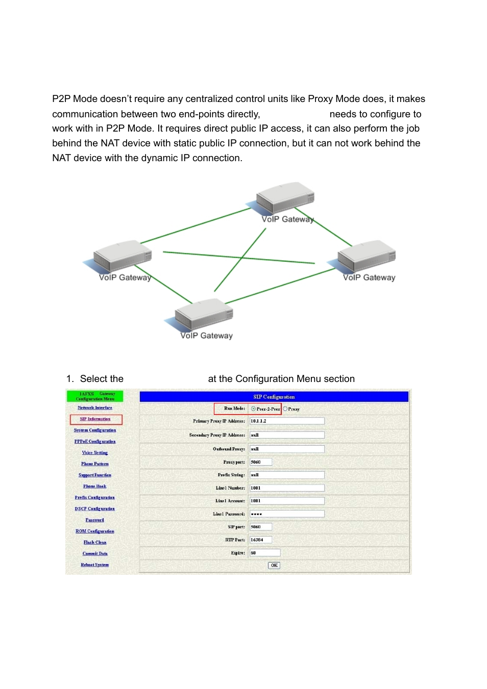 Peer-to-peer mode setup, Etup | MicroNet Technology SP5001A/S User Manual | Page 19 / 87