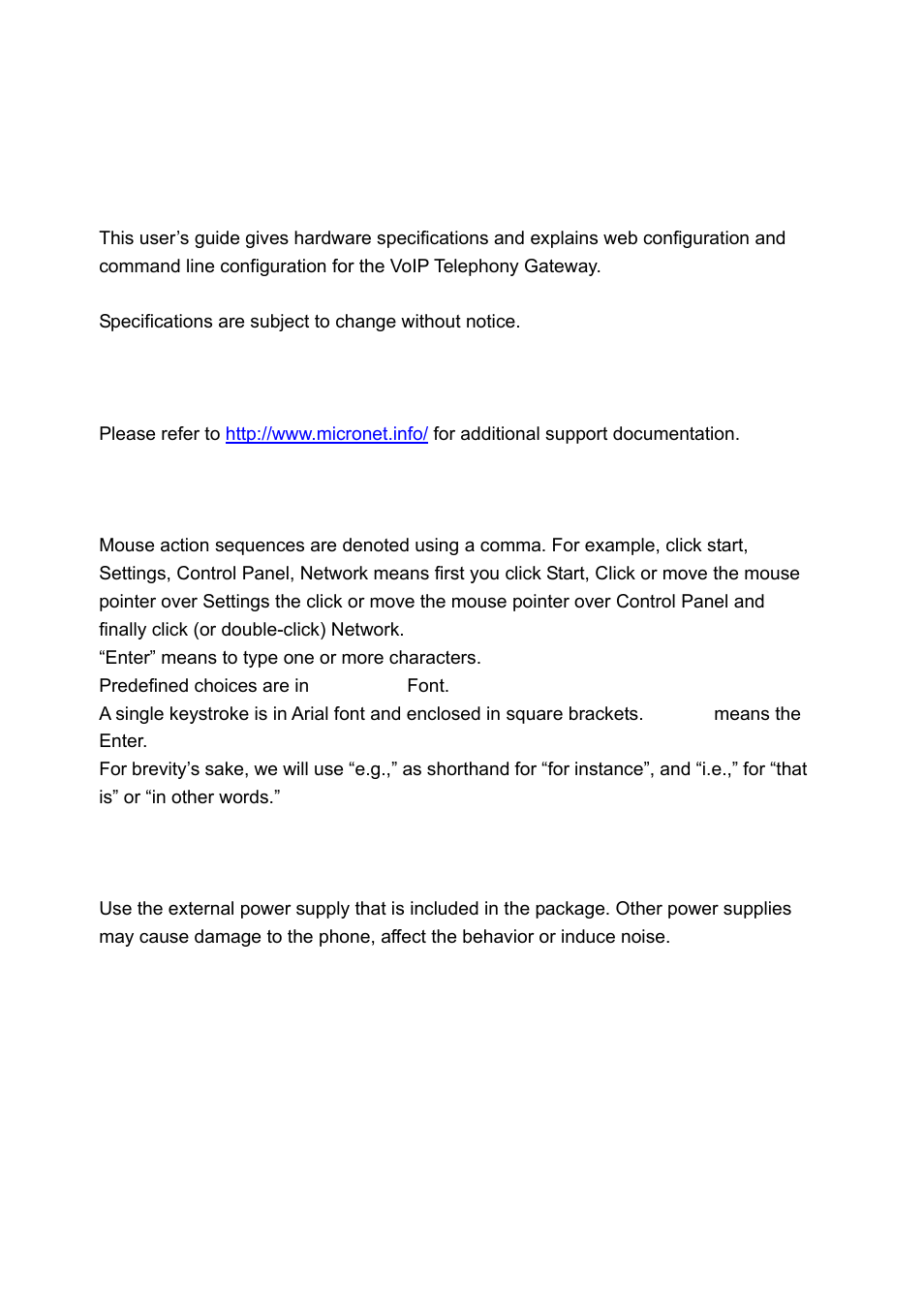 MicroNet Technology SP5001A/S User Manual | Page 4 / 87