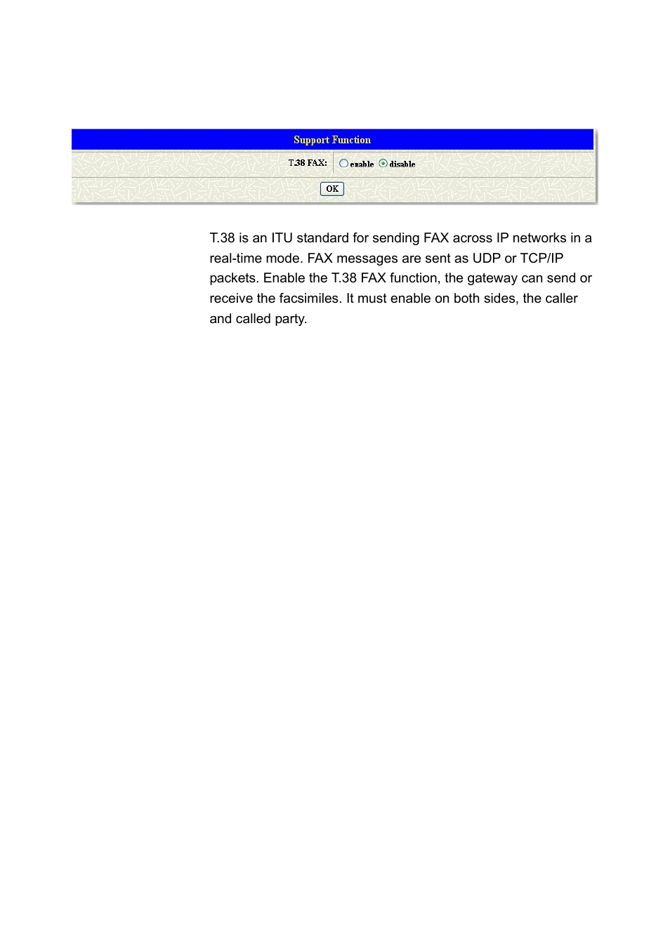 Support configuration, Upport, Onfiguration | MicroNet Technology SP5001A/S User Manual | Page 54 / 87