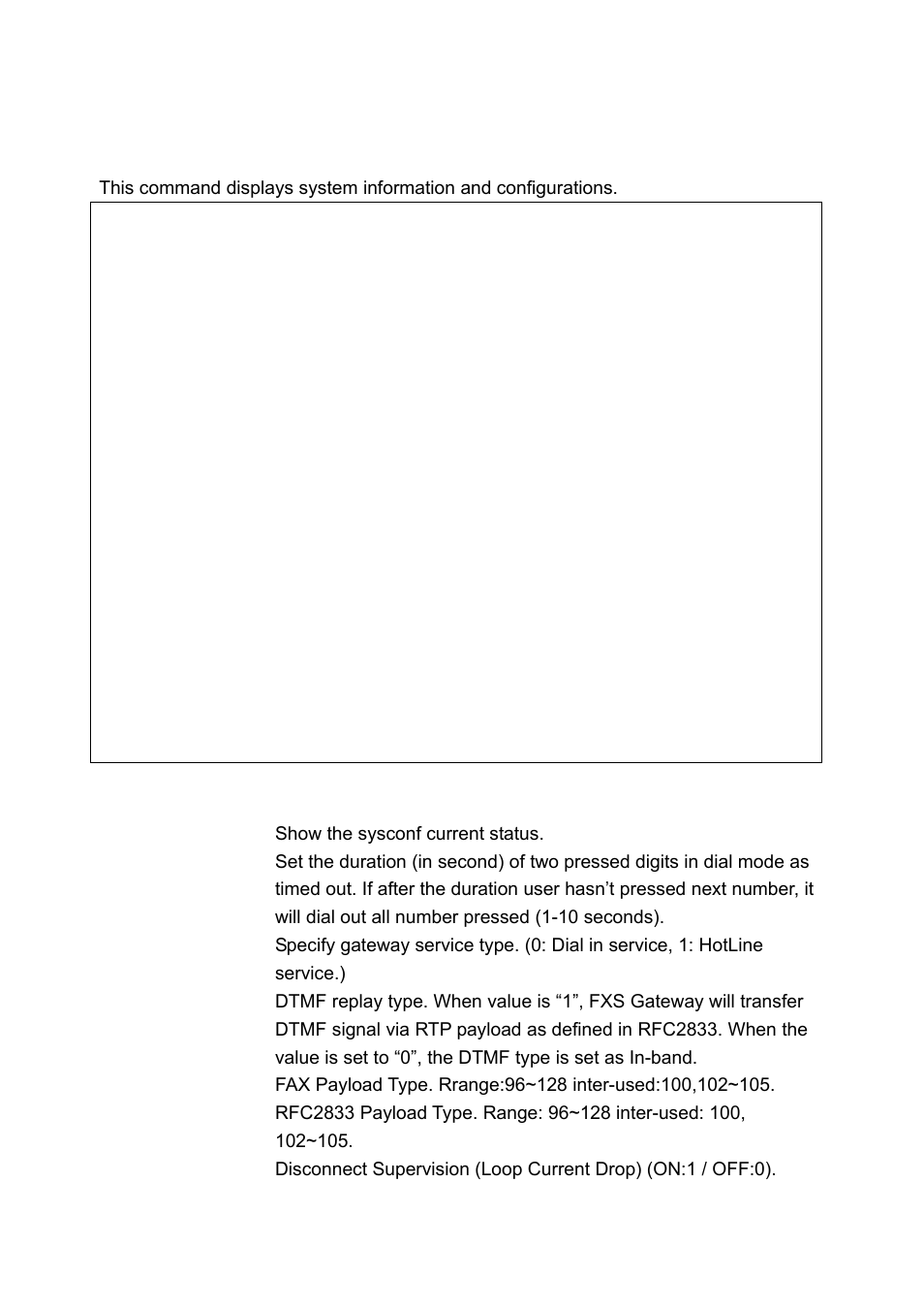 Sysconf, [sysconf | MicroNet Technology SP5001A/S User Manual | Page 74 / 87