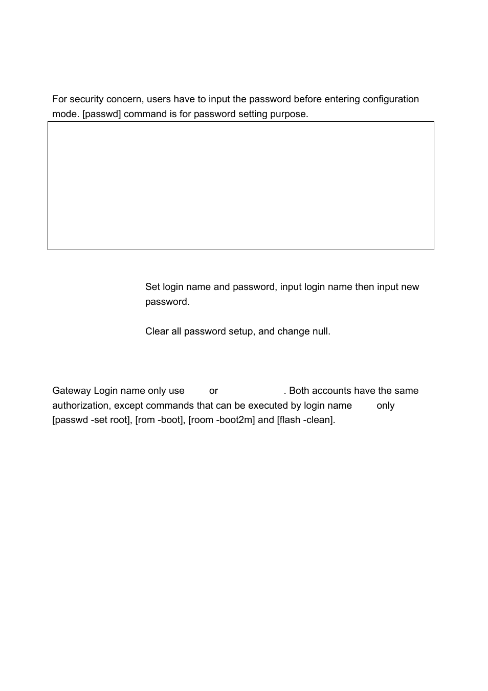 Passwd, [passwd | MicroNet Technology SP5001A/S User Manual | Page 86 / 87