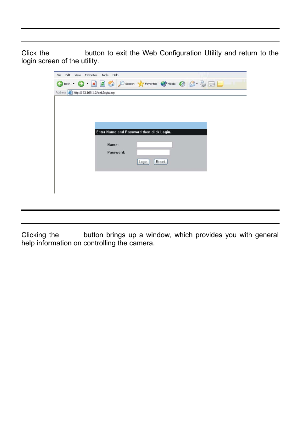 Logout, Help | MicroNet Technology SP5530 User Manual | Page 33 / 67