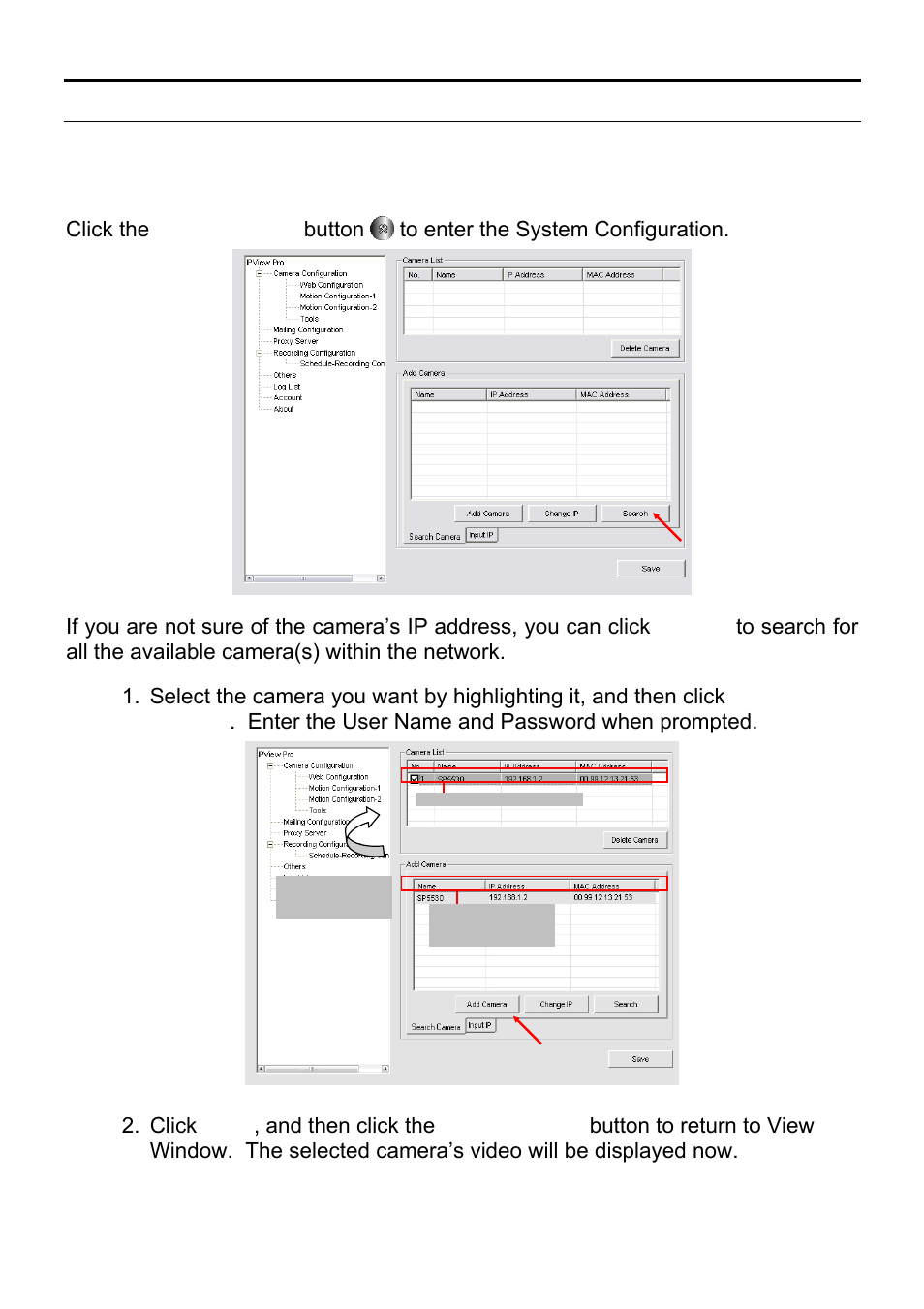 Using ipview pro adding a camera | MicroNet Technology SP5530 User Manual | Page 45 / 67