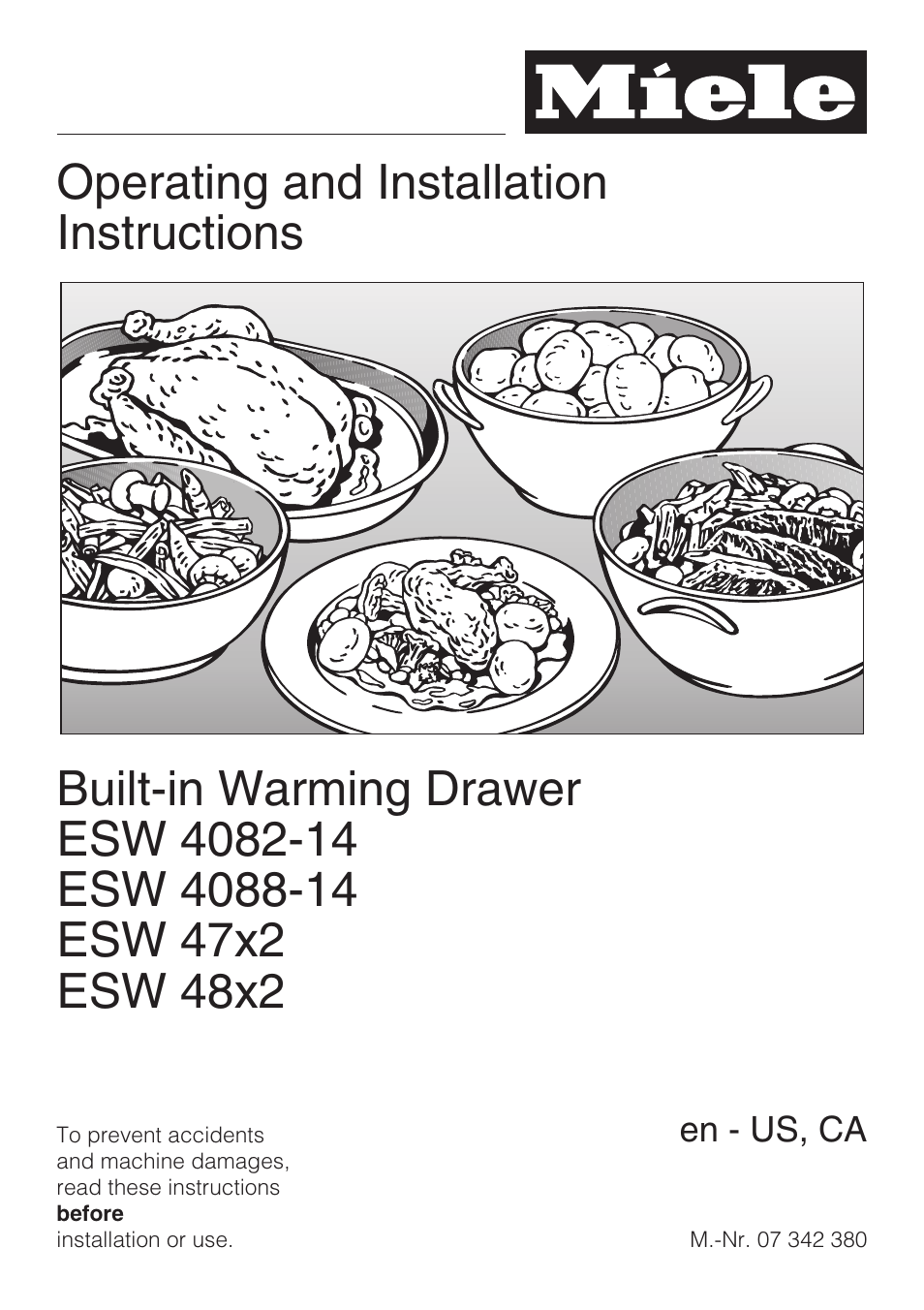 Miele ESW 4088-14 User Manual | 40 pages